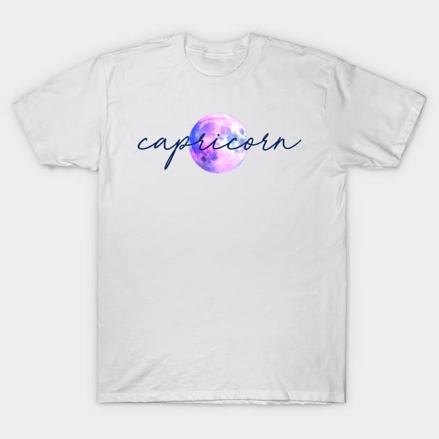 Capricorn Moon Quote T-Shirt by aterkaderk